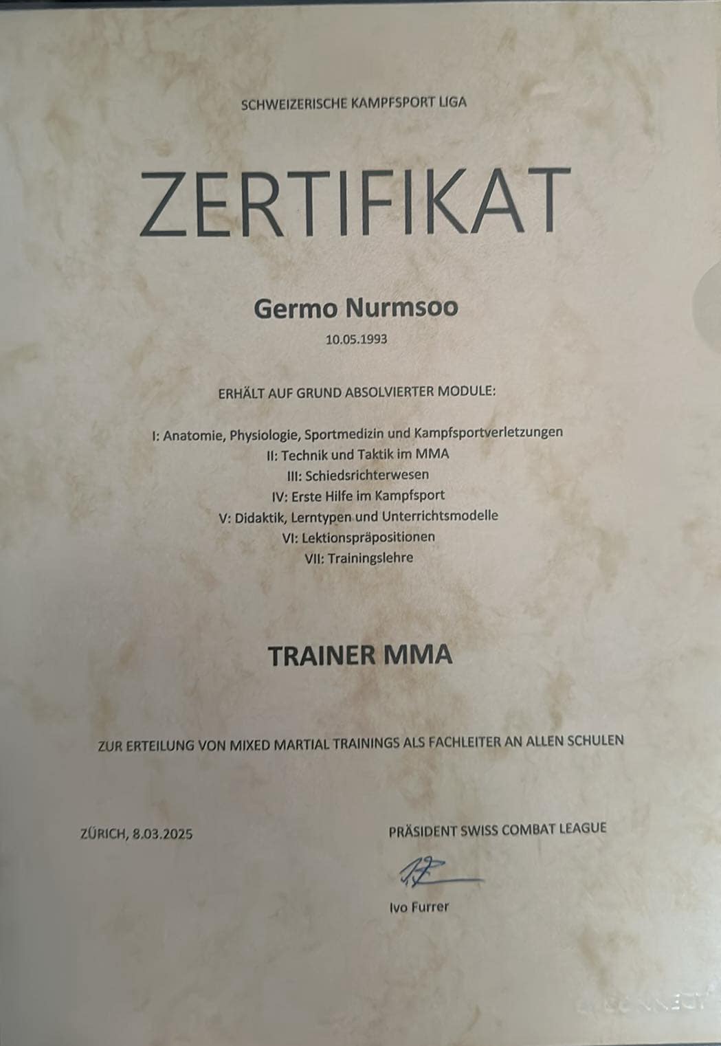 MMA Coach